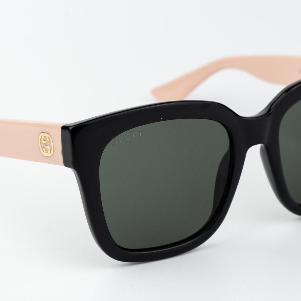 Gucci Women Sunglasses Black / Pink Grey Square GG1338S 006 NEW AUTHENTIC - Picture 9 of 14